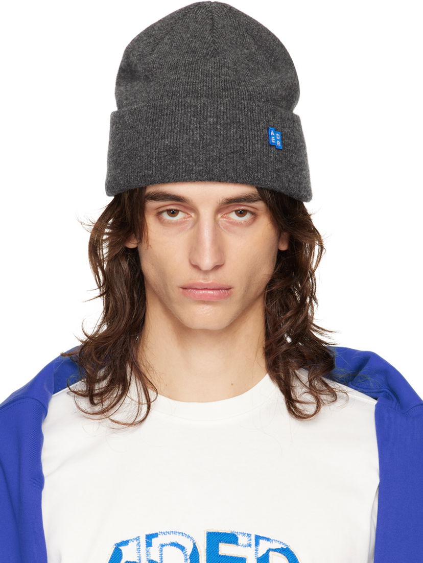 Шапка ADER ERROR Logo Beanie Сиво | BMSGFYHW0502CC