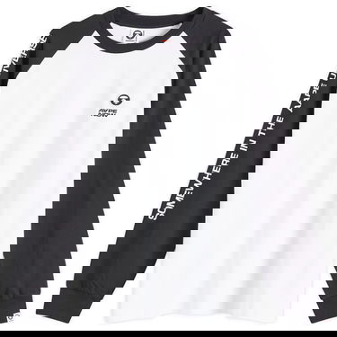 Тениска AAPE by A Bathing Ape AAPE Now Raglan Long Sleeve T-Shirt, Large Бяло | AAPLTM1541XXNBKX, 1