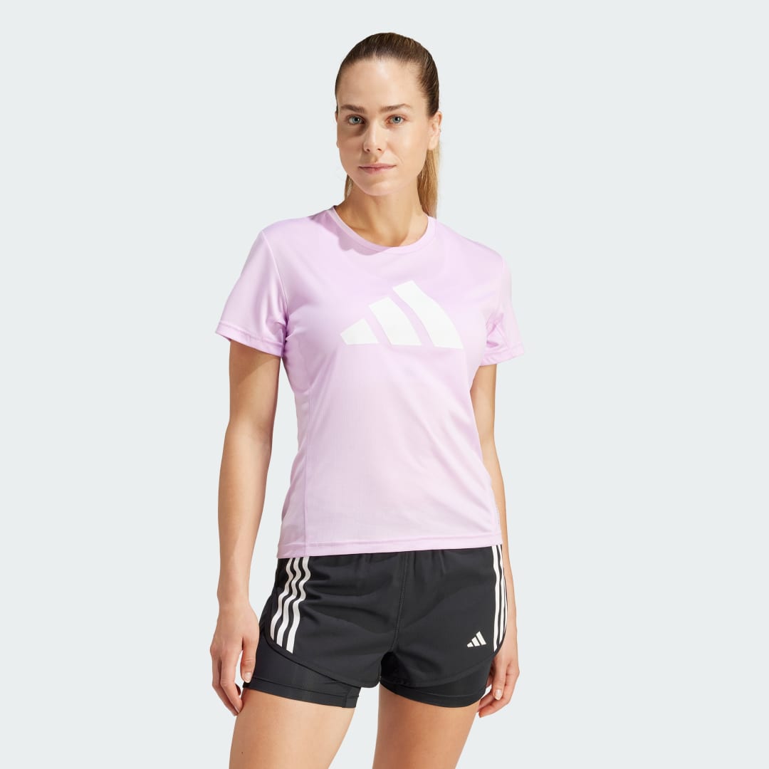Тениска adidas Performance Run It T-Shirt Лилаво | IN0113, 0