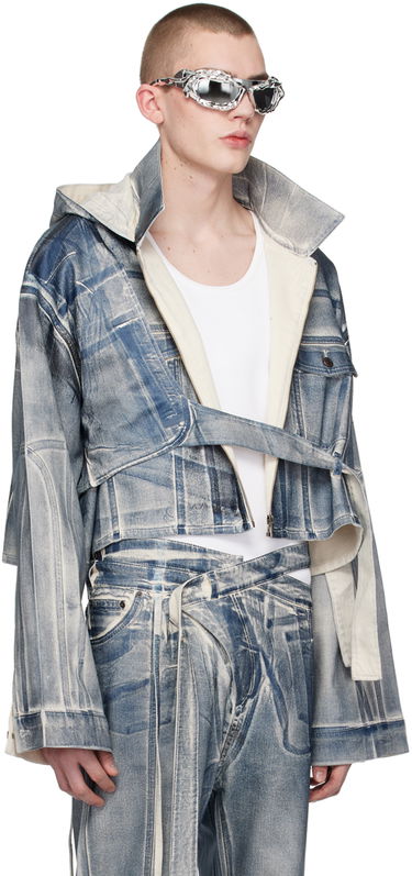 Яке Ottolinger Ottolinger Exclusive Cropped Denim Jacket Синьо | 1701908E, 1