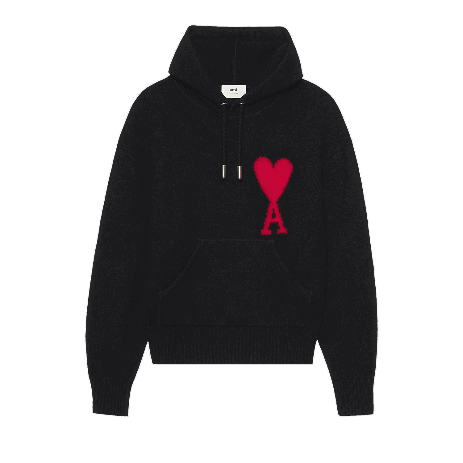 Суитчър AMI ADC Knitted Hoodie Черно | UKS802 018 009, 0