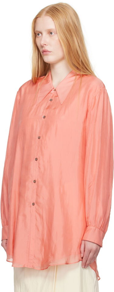 Риза LEMAIRE Lemaire Pointed Collar Shirt Розово | SH1151 LF1373, 3