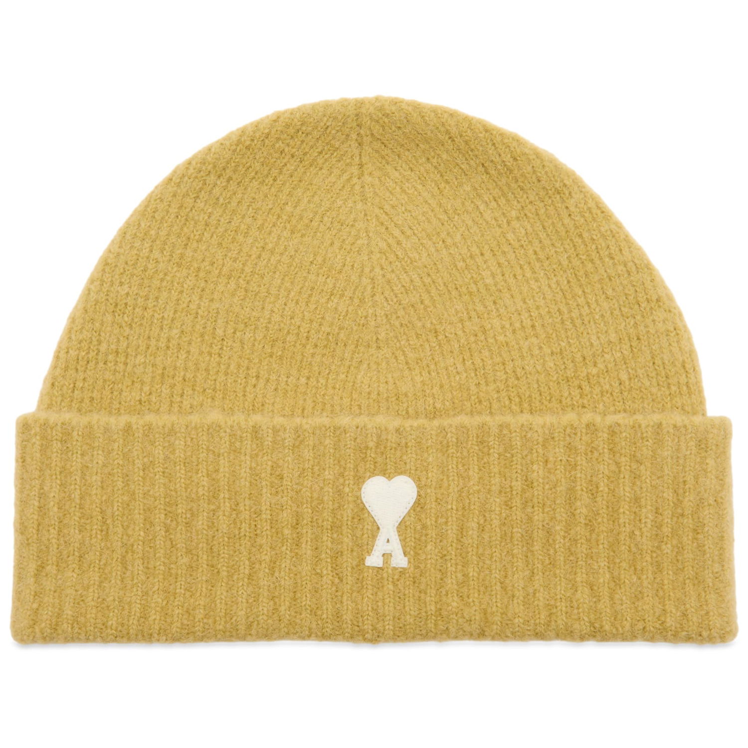 Шапка AMI AMI Paris Alpaca Knit Beanie Жълто | H25UBO005-KN0135-3993H25, 1