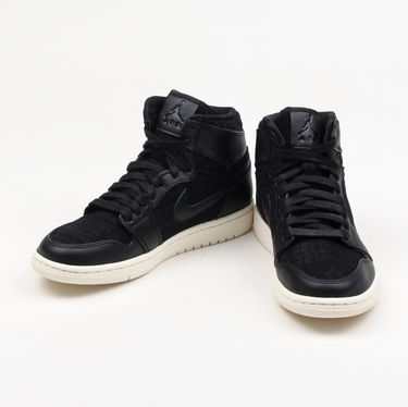 Кецове и обувки Jordan Air Jordan 1 Retro High Premium "Black" W Черно | AH7389-001, 2