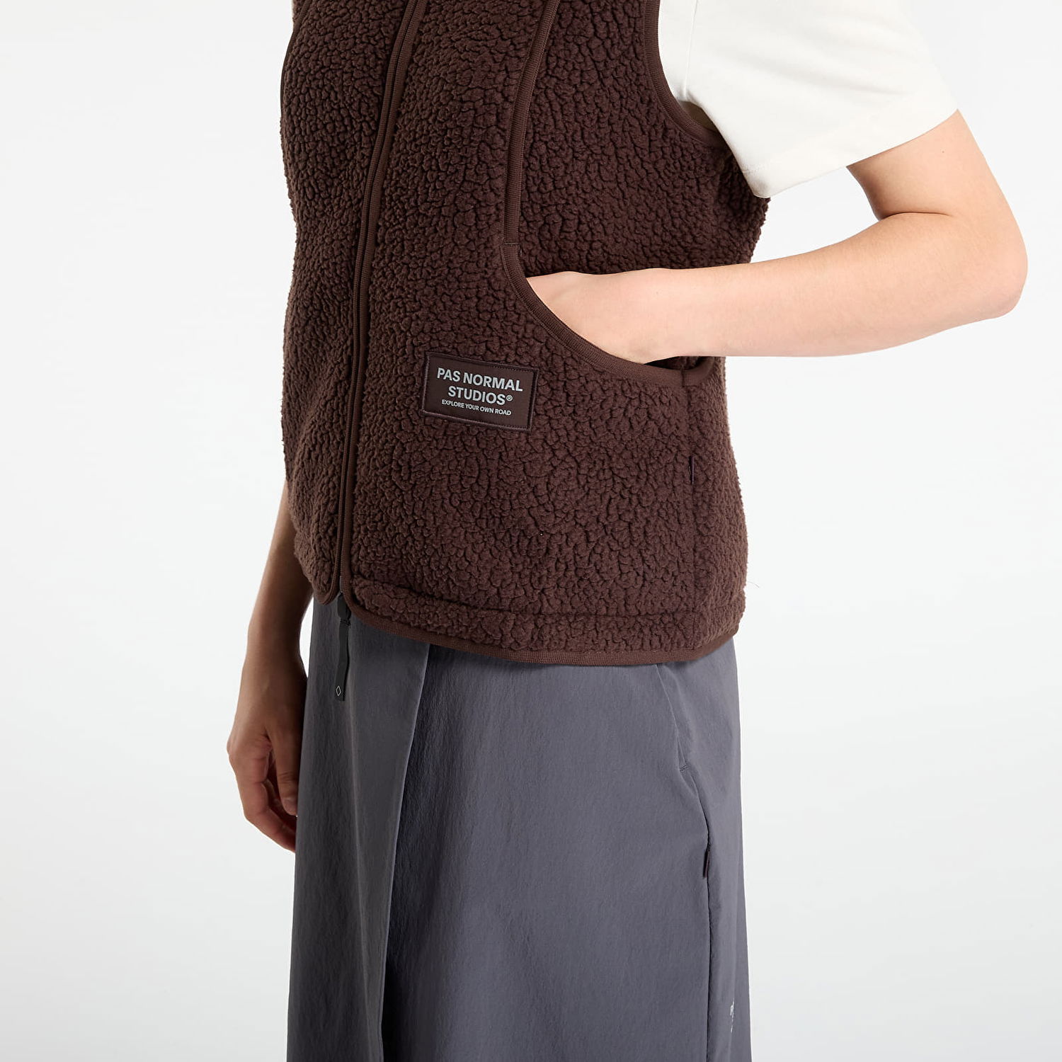 Жилетка Pas Normal Studios Off-Race Pile Fleece Vest Кафяво | WL2005AO-996, 1