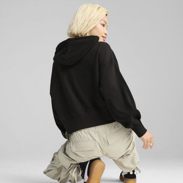 Суитчър Puma Leo Luxe Cropped Hoodie Черно | 632338_01, 3