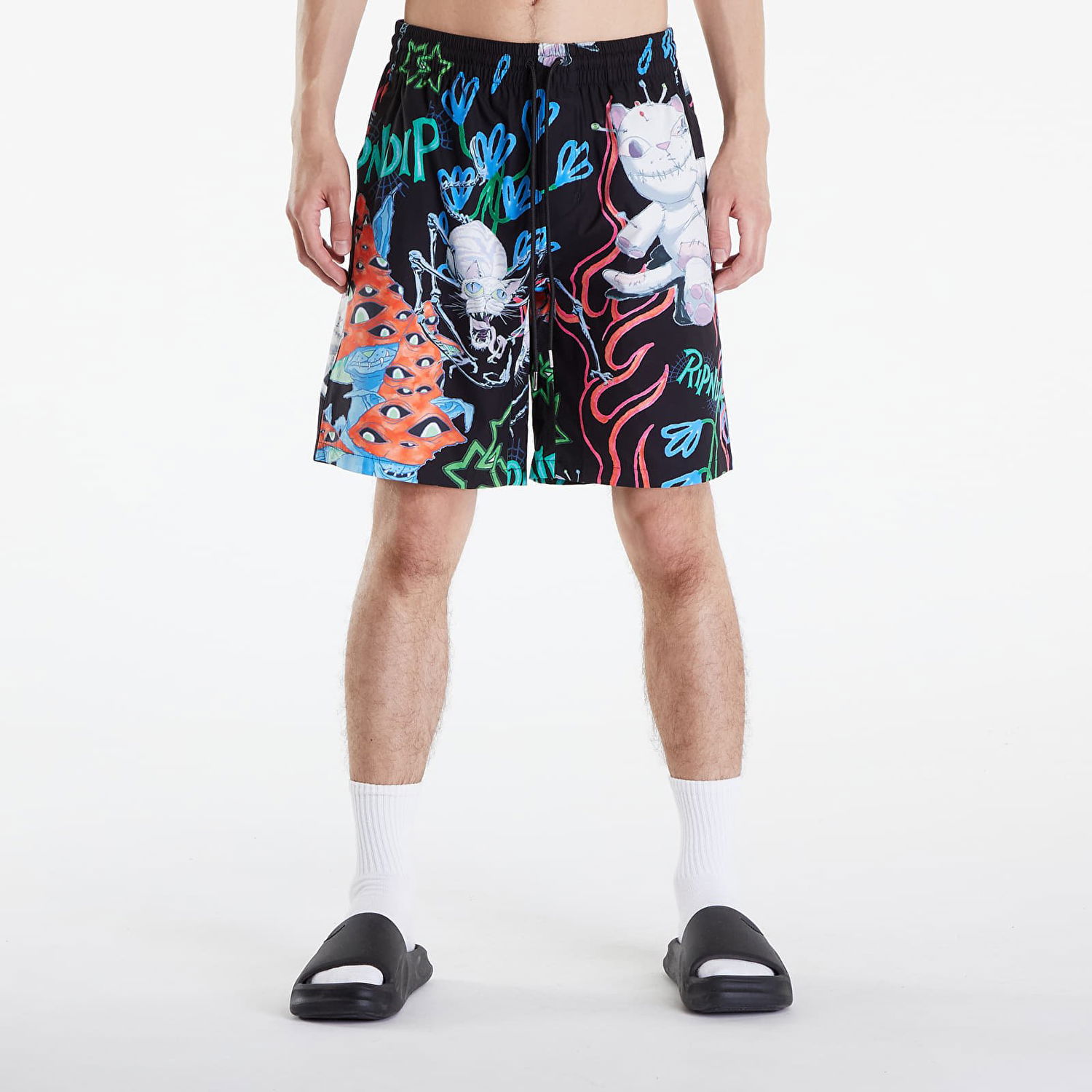 Къси панталони RIPNDIP Travis Swim Shorts Black Многоцветен | RNDSPR24131, 0
