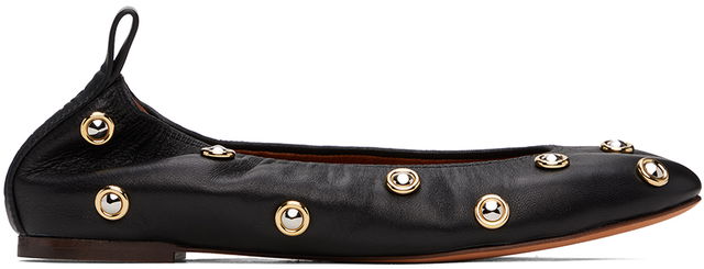 Lanvin Studs Ballerina Flats