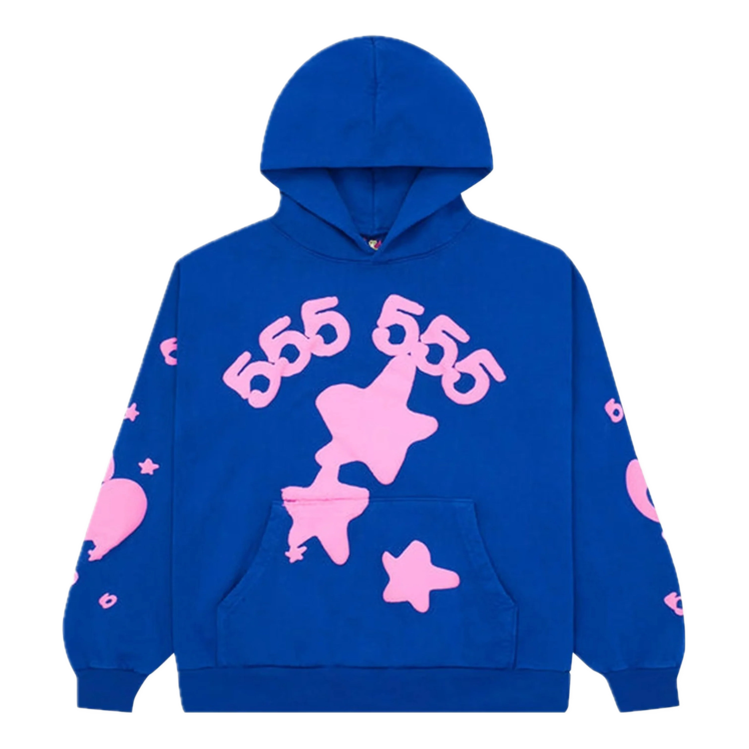 Суитчър Sp5der Beluga Pullover Hoodie Синьо | SP5-BLPINK-HD, 0