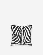 Dolce & Gabbana Zebra Print Canvas Cushion