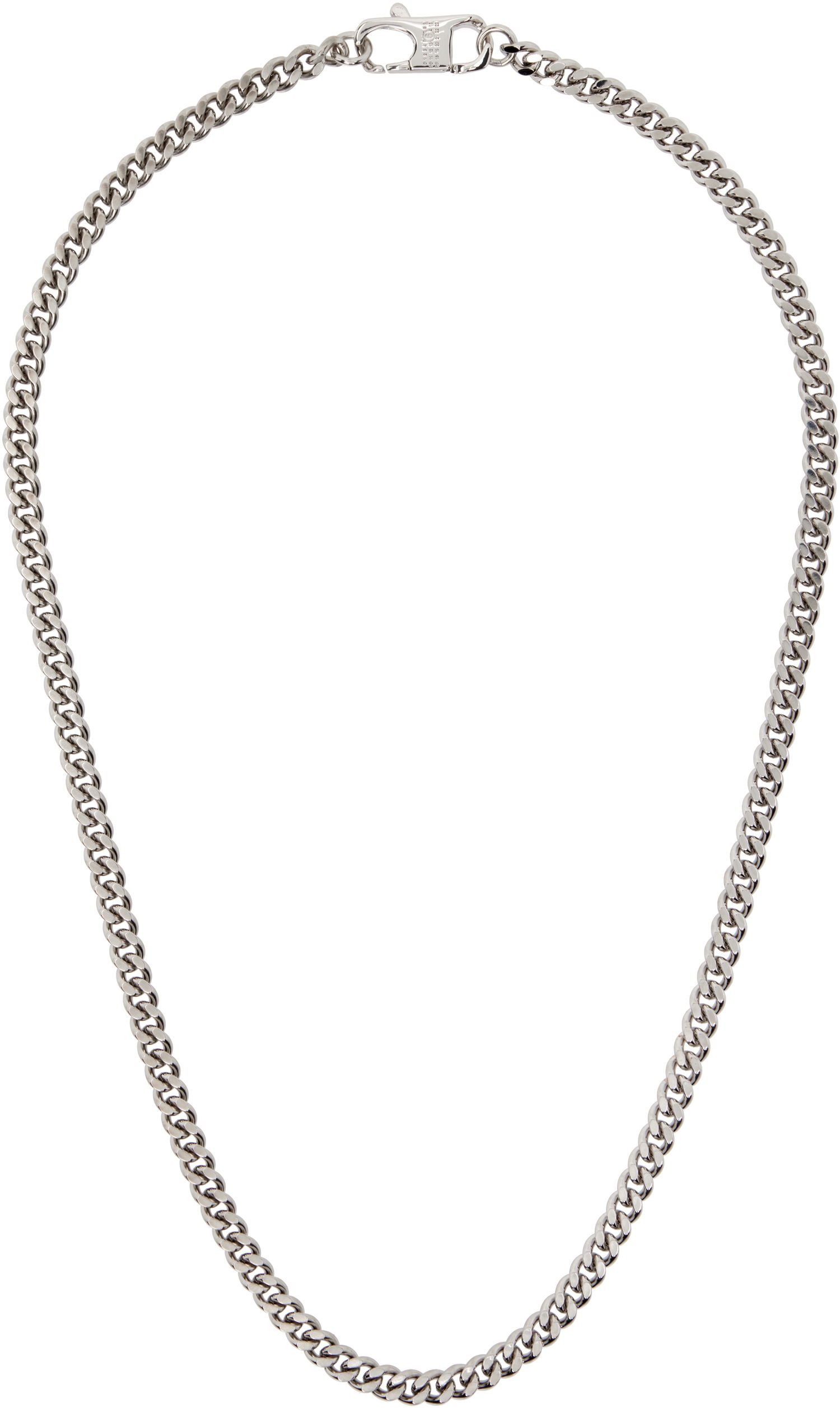 Колие Maison Margiela MM6 Maison Margiela Silver-Tone Curb Chain Necklace Металик | SM6UU0083 SV0235, 0