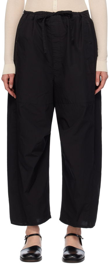 Панталони LEMAIRE Cropped Drawstring Trousers Черно | PA1110 LF1218, 0