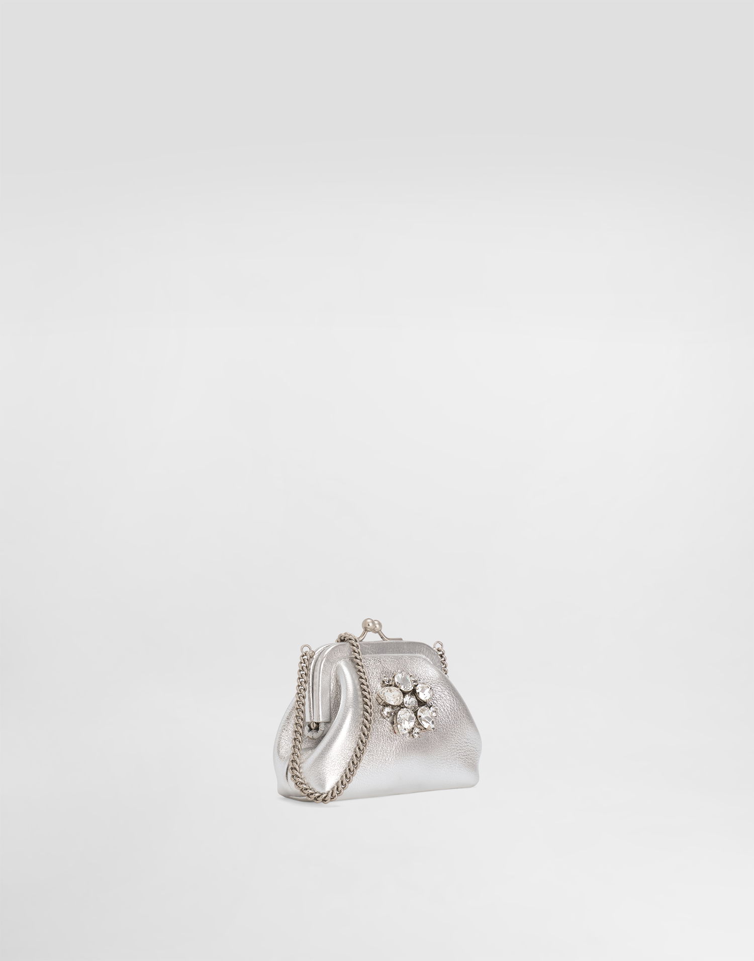 Дамска чанта Dolce & Gabbana Jeweled Laminated Calfskin Bag Металик | EB0007AY81280998, 1