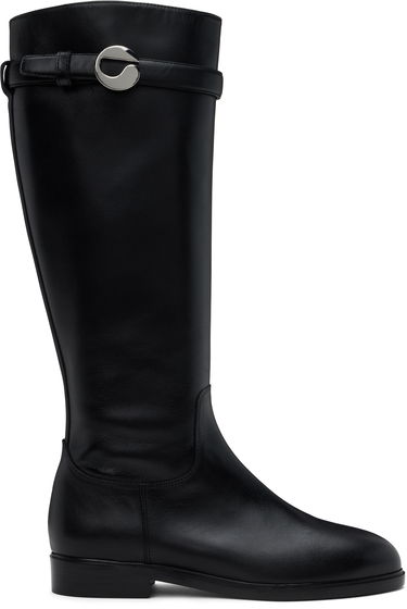 Кецове и обувки Coperni Cavalier Flat Tall Boots Черно | COPSH67857, 0