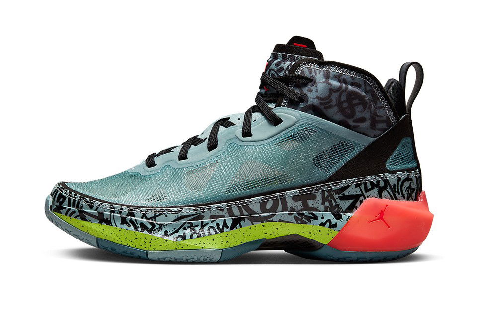 Кецове и обувки Jordan Satou Sabally x Air 37 "Grafitti" W Зелено | DV3142-367, 0