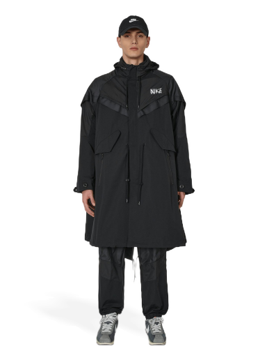 Тренчкот Nike Sacai x Trench Jacket Черно | DQ9027-010
