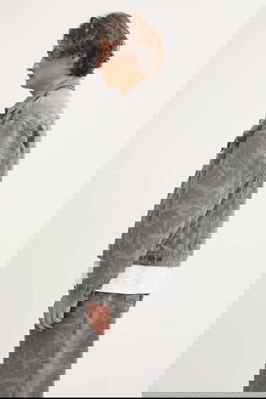 Яке Carhartt WIP Helston Duck Camo Print Jacket Сиво | I033766-2I3.0H, 3