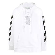 Dripping Arrows Print Hoodie