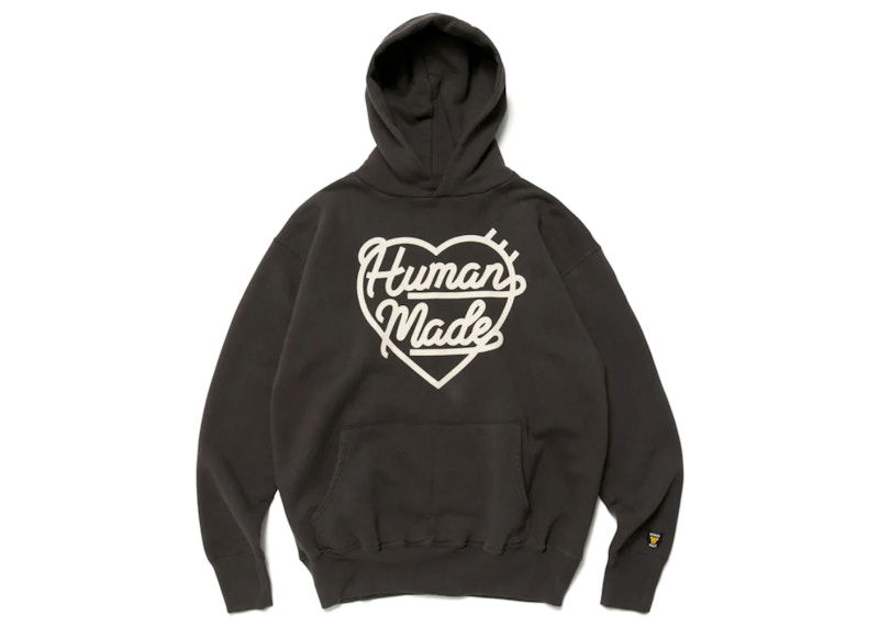Суитчър Human Made Heart Hoodie Черно | HM24CS026
