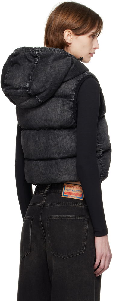 Жилетка Diesel Diesel W-Hopper Cropped Puffer Vest Черно | A16058 0ABCB, 2