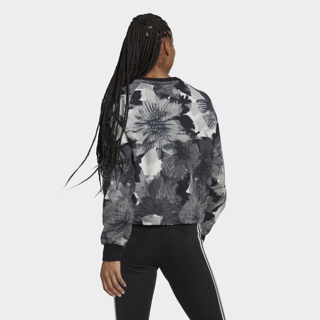 Суитчър adidas Originals Allover Print Hoodie Черно | HP0788, 1