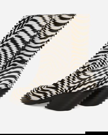 Аксесоари Dries Van Noten Ponyhair Zebra Print Boots Многоцветен | 252-021707-302 900, 4