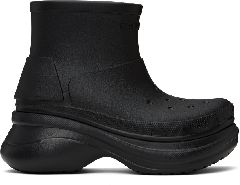 Кецове и обувки Balenciaga Balenciaga Crocs Edition Ankle Boots Черно | 815522 W1S8E