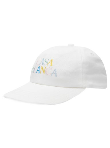 Шапка с козирка Casablanca Stacked Logo Cap Бяло | AS23-HAT-002-25