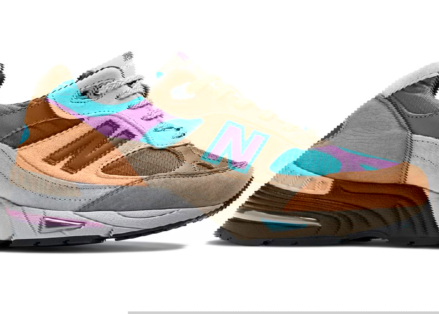 Кецове и обувки New Balance Palace x 991v1 Made in UK "Taos Taupe" Многоцветен | M991PAL, 1