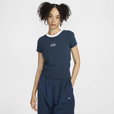 Тениска Nike Sportswear Chill Knit Тъмно синьо | HF8819-478, 0