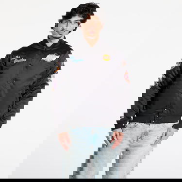 Яке бомбър Mitchell & Ness NBA Blackout Heavyweight Satin Jacket Los Angeles Lakers Черно | JK15027-LALBLCK, 0