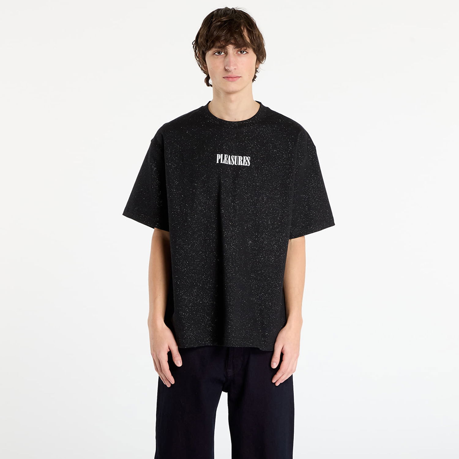 Тениска Pleasures Starry Heavyweight T-Shirt Черно | P25F042-BLACK, 0