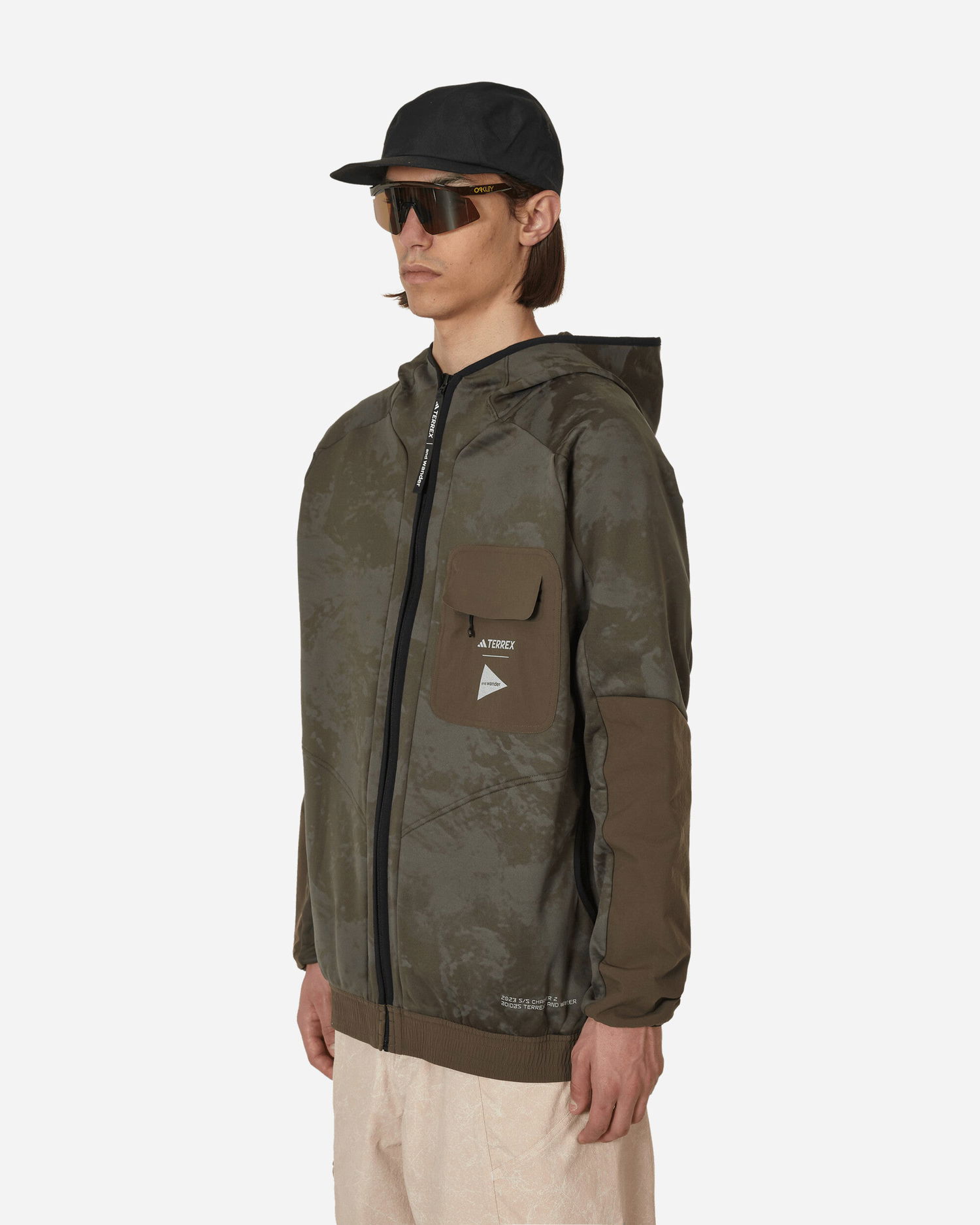 Яке adidas Performance TERREX x and wander Fleece Jacket Зелено | HR7140 001, 1