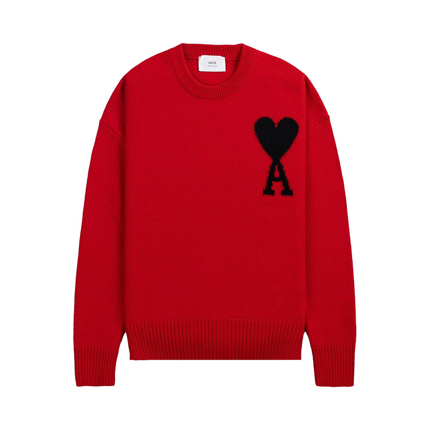 Пуловер AMI ADC Crewneck Червено | UKS002 018 605, 1