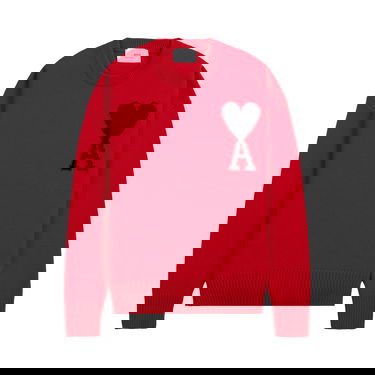 Пуловер AMI ADC Crewneck Червено | UKS002 018 605, 1