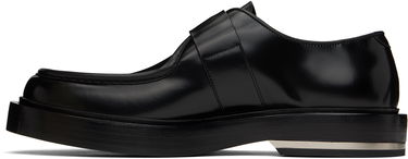 Кецове и обувки Jil Sander Jil Sander Leather Platform Loafers Черно | J33WR0014_P7032, 2