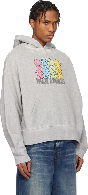 Суитчър Palm Angels Palm Angels Multicolor Bears Hoodie Сиво | PMBB172S25FLE0020884, 1