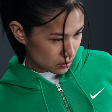 Суитчър Nike Nike Sportswear Phoenix Fleece Full-Zip Hoodie Зелено | HJ0995-324, 2