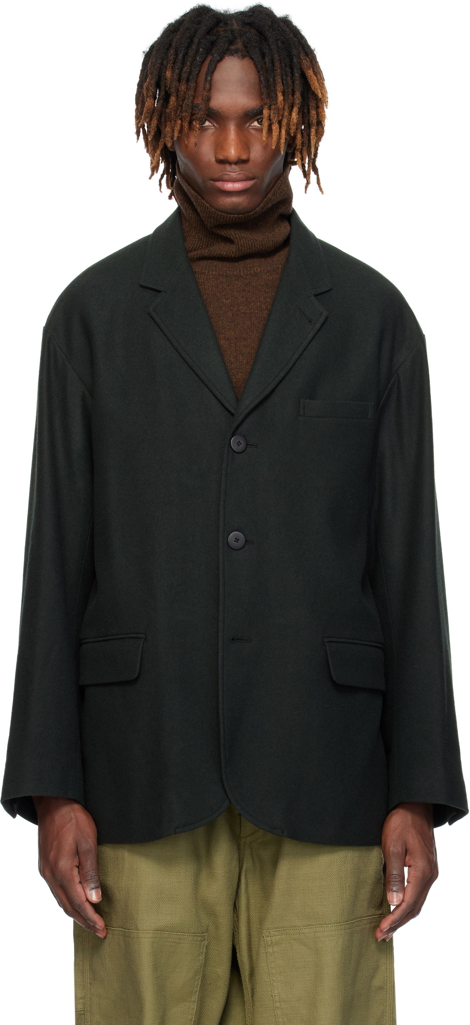 Яке visvim Visvim Bowen Blazer Зелено | 0125105013021, 0