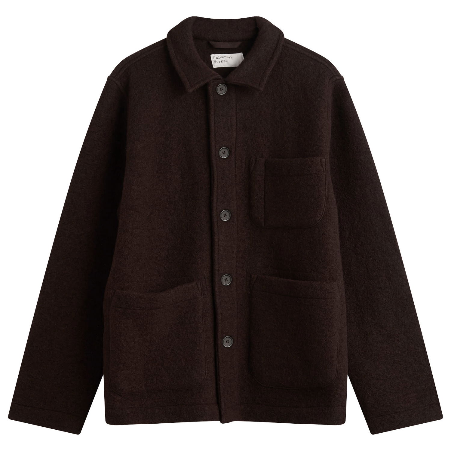 Яке Universal Works Universal Works Wool Fleece Field Jacket, Size Small Кафяво | 00017-BRN, 0