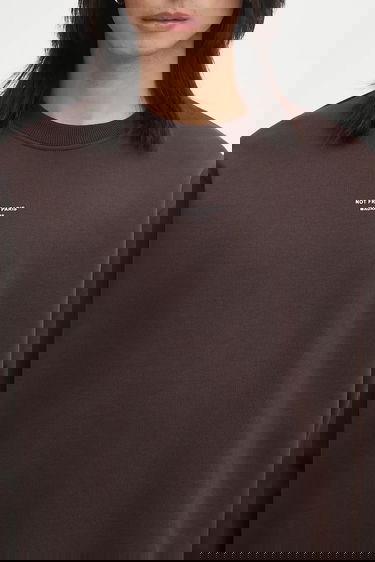 Суитчър Drôle de Monsieur Drôle de Monsieur Le Sweatshirt Slogan Classique Кафяво | I.SW148.CO127, 3