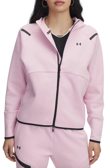 Суитчър Under Armour Unstoppable Fleece Full-Zip Hoodie Розово | 1379842-647, 0