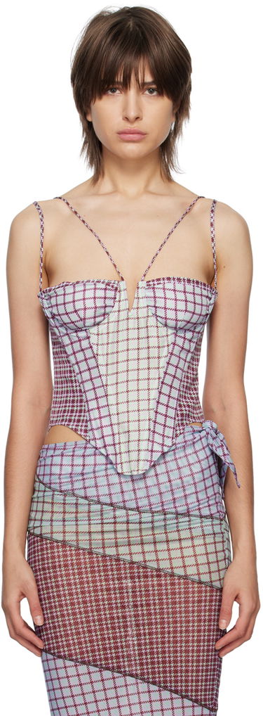 Pокля Miaou Miaou Hannah Jewett Apex Corset Top Лилаво | 7046TAFBRS, 0