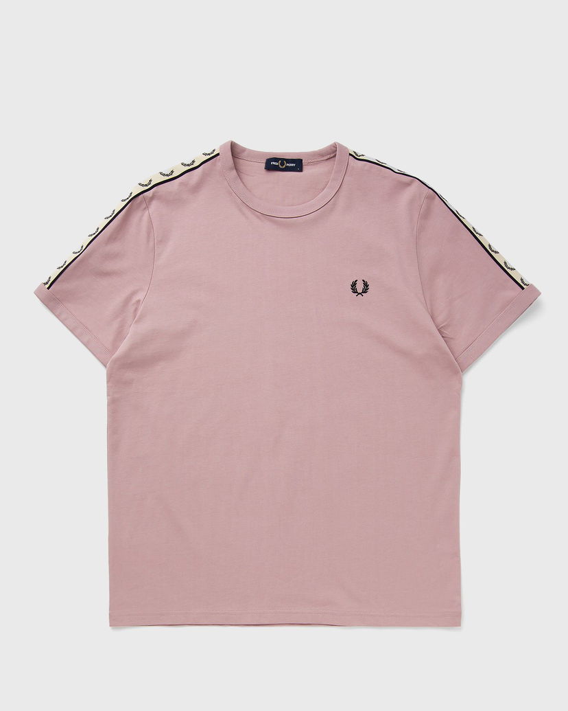 Тениска Fred Perry Contrast Tape Ringer T-Shirt Розово | M4613-T89