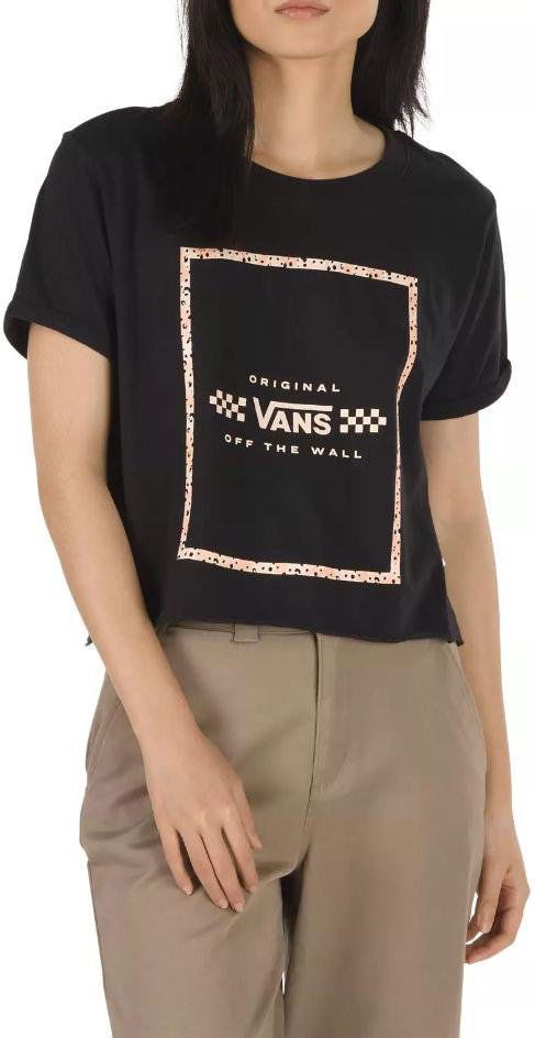 Тениска Vans WM LEILA TEE T-Shirt Черно | vn0a4cwxblk1, 0