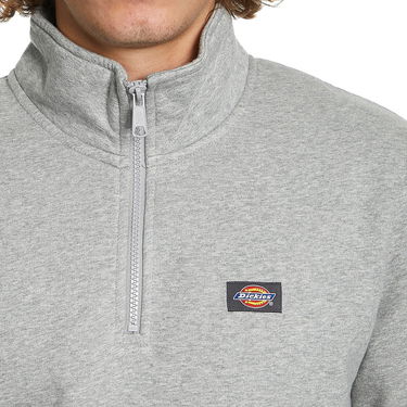 Суитчър Dickies Oakport Quarter Zip Sweater Сиво | DK0A4XD4GYM1, 2