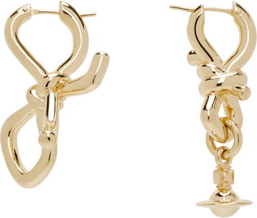 Обеци Vivienne Westwood Vivienne Westwood Sage Knot Earrings Металик | 6202016U-02R001-, 0