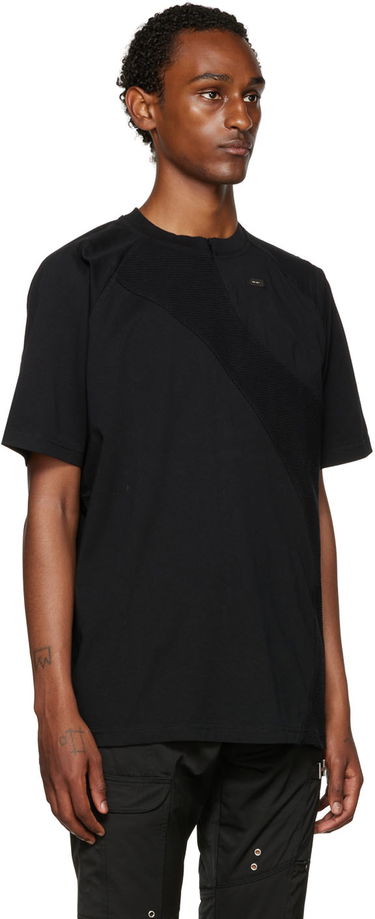 Тениска HELIOT EMIL Paneled T-Shirt Черно | HE_M_09_031_C01_BLK01, 2