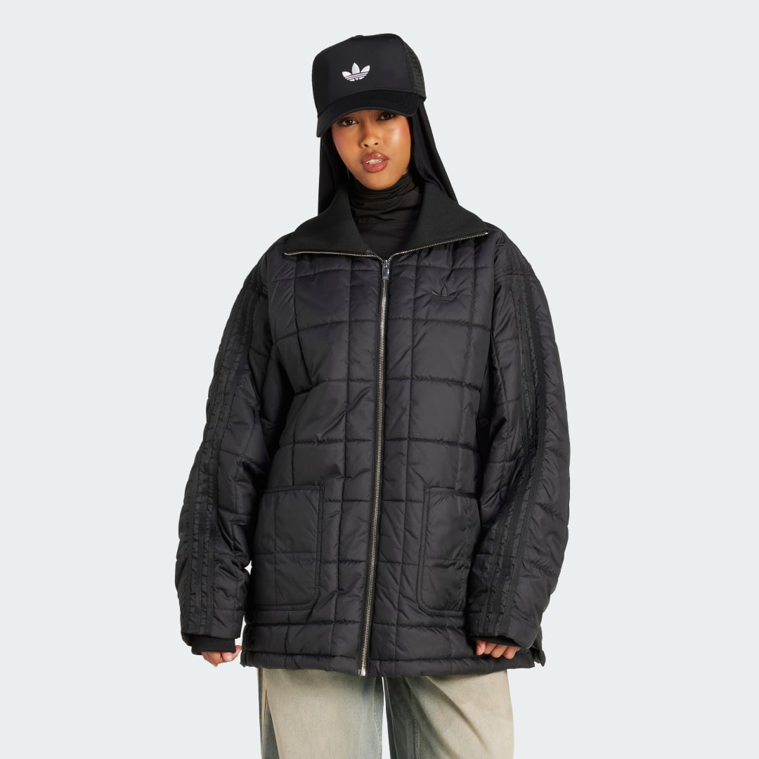Яке adidas Performance Essentials Quilted Jacket Черно | JX8825, 0