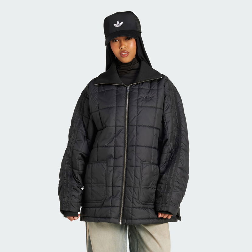 Яке adidas Performance Essentials Quilted Jacket Черно | JX8825